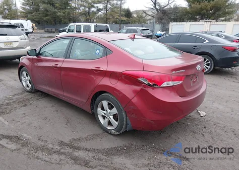 2013 Hyundai Elantra Gls from USA, damaged, VIN 5NPDH4AE8DH337293